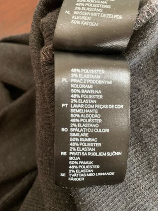 Vestito tubino H&M maglia grigio tg S + omaggio