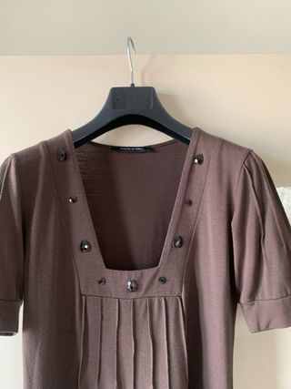 Vestito tubino H&M maglia grigio tg S + omaggio