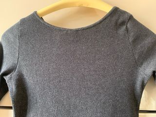 Vestito tubino H&M maglia grigio tg S + omaggio