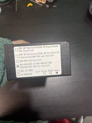 Pomo/Palanca cambios BMW carbono automática