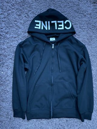 Sudadera Celine Negra con Cremallera