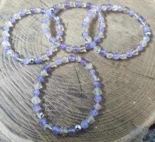 Pulsera de amatista y citrino