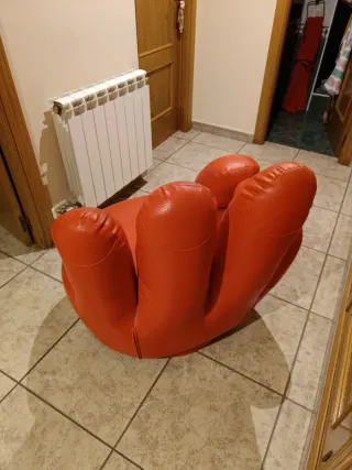 Sillón infantil rojo