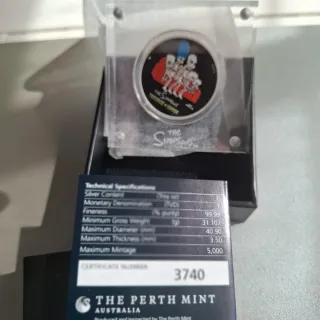 Onza de Plata Simpsons Treehouse of Horror