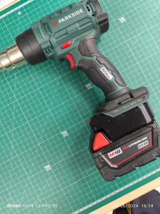 Adaptador Parkside X20 Bateria Milwaukee