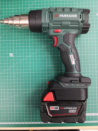 Adaptador Parkside X20 Bateria Milwaukee