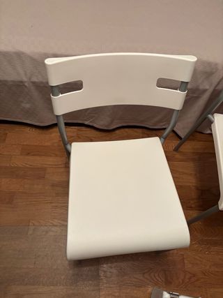 2 Sillas Blancas Ikea