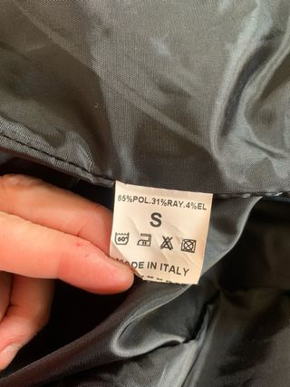 Blazer grigio Made in Italy tg S