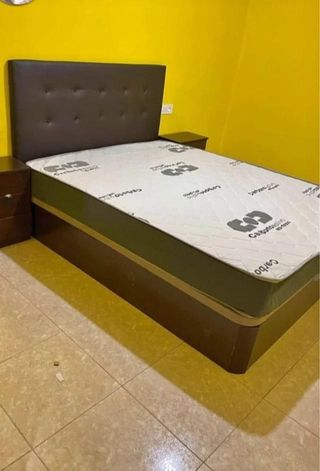 Pack cama completa canapé y colchón 135x190