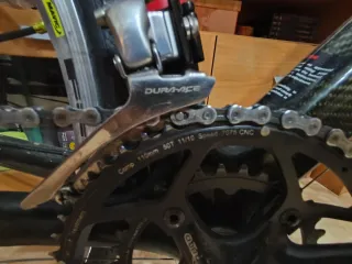 Bicicleta carretera carbono, ruedas carbono