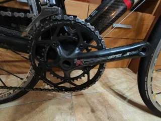 Bicicleta carretera carbono, ruedas carbono