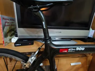 Bicicleta carretera carbono, ruedas carbono