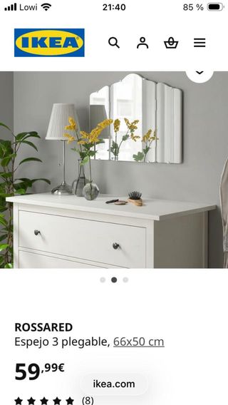 Espejo triplico Ikea