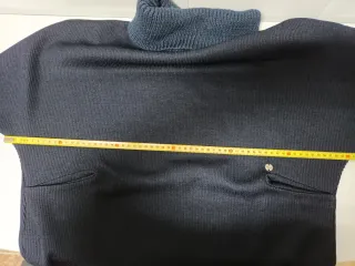 Jersey Tintoretto cuello alto azul marino