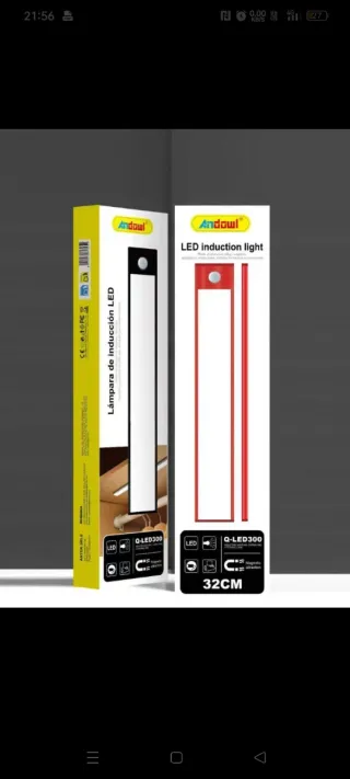 Lampada a induzione LED Andowl 32cm