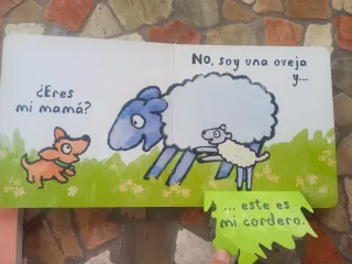 Libro tapa dura y solapas: "¿Eres mi mamá?, de SM.