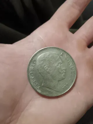 Moneda Antigua Italiana Vittorio Emanuele III