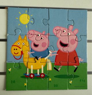 Lote Puzzles Infantiles Peppa Pig