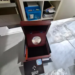 Moneda de Plata Disney Steamboat Willie