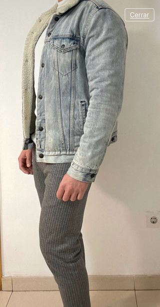 Cazadora Levi's Denim con Forro Sherpa