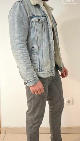 Cazadora Levi's Denim con Forro Sherpa