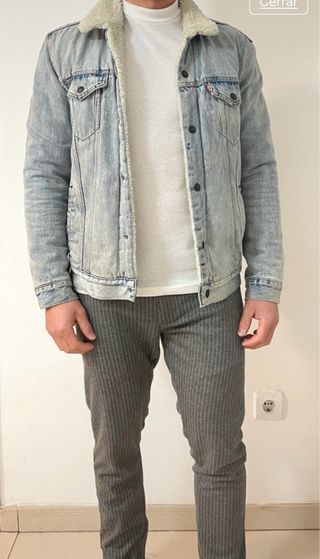 Cazadora Levi's Denim con Forro Sherpa