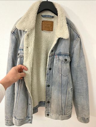 Cazadora Levi's Denim con Forro Sherpa