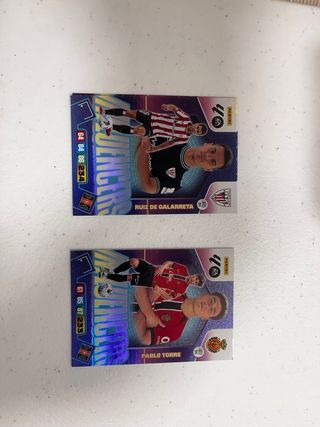 Cromos Panini Adrenalyn XL 25-26