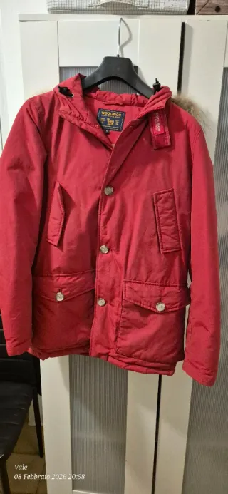 Piumino Woolrich Rosso 12 Anni / S Donna