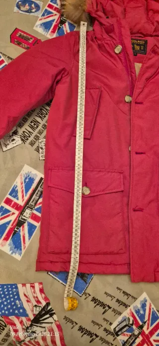 Piumino Woolrich Rosso 12 Anni / S Donna