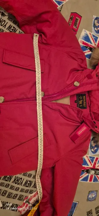 Piumino Woolrich Rosso 12 Anni / S Donna