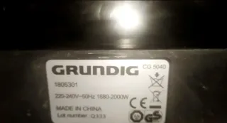 Parrilla Grill Grundig CG 5040