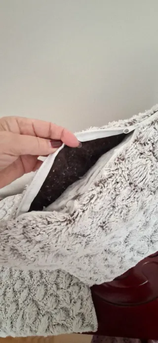 Lote dos cojines (funda+relleno) 45x45 cm.