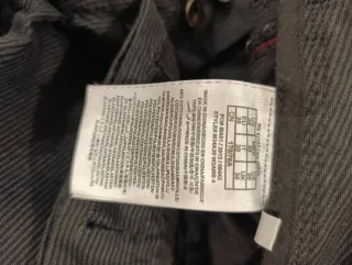 Pantalones Guess Negros Rayas Finas