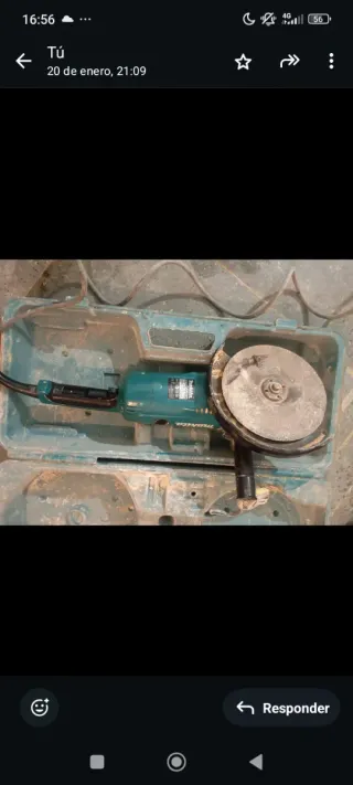 Radial Makita con disco