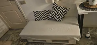 Sofá Palet con Ruedas y base