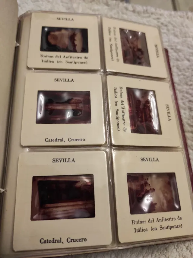 120 diapositibas Sevilla Álbum de 1960 son 120