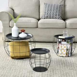 Kit 3 mesitas de centro salon