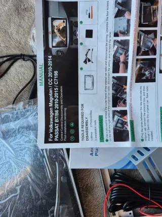 Auto radio para volkswagen de 10 polegadas