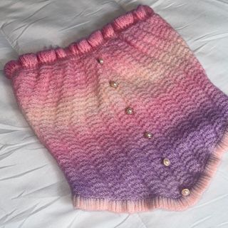 Top crop palabra de honor rosa degradado