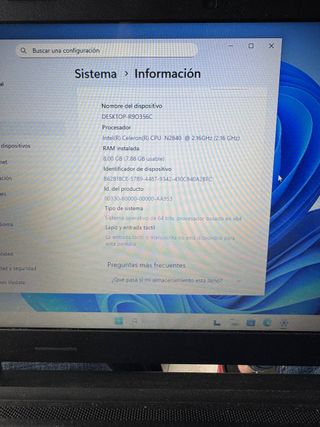 Ordenador portátil lenovo ideapad