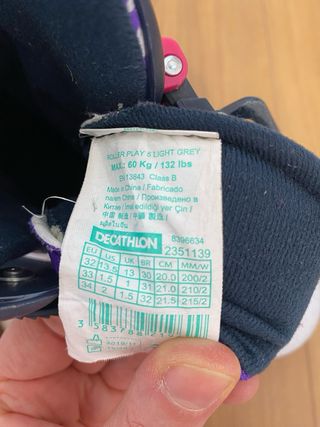 Patines Oxelo Play 5 Talla Ajustable. Regalo casco