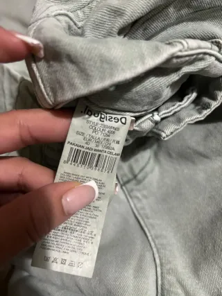 Pantalones cargo Desigual verde oliva