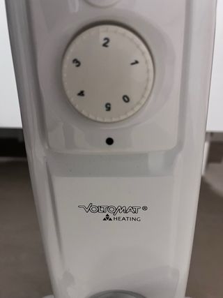 Radiador Aceite Pequeño Blanco. Potencia 2000 w.