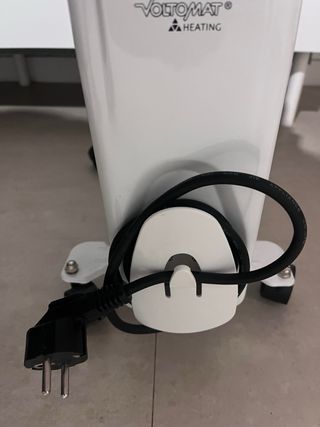 Radiador Aceite Pequeño Blanco. Potencia 2000 w.