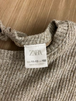 Mono Zara beige talla 11-12