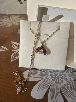 Sin usoCollar Swarovski Idyllia Mariquita Baño Oro