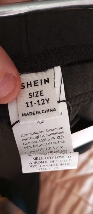 2 leggings negros SHEIN