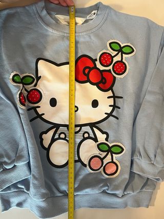 Sudadera Hello Kitty Niña Azul