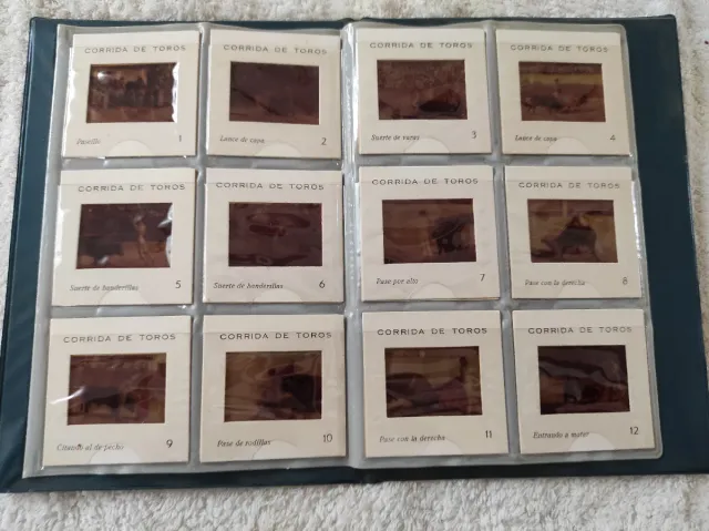 12 diapositivas Fiesta Brava color son 12